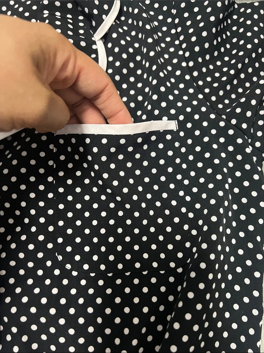 Kate Spade New York polka dot sleep lounge romper / size XS